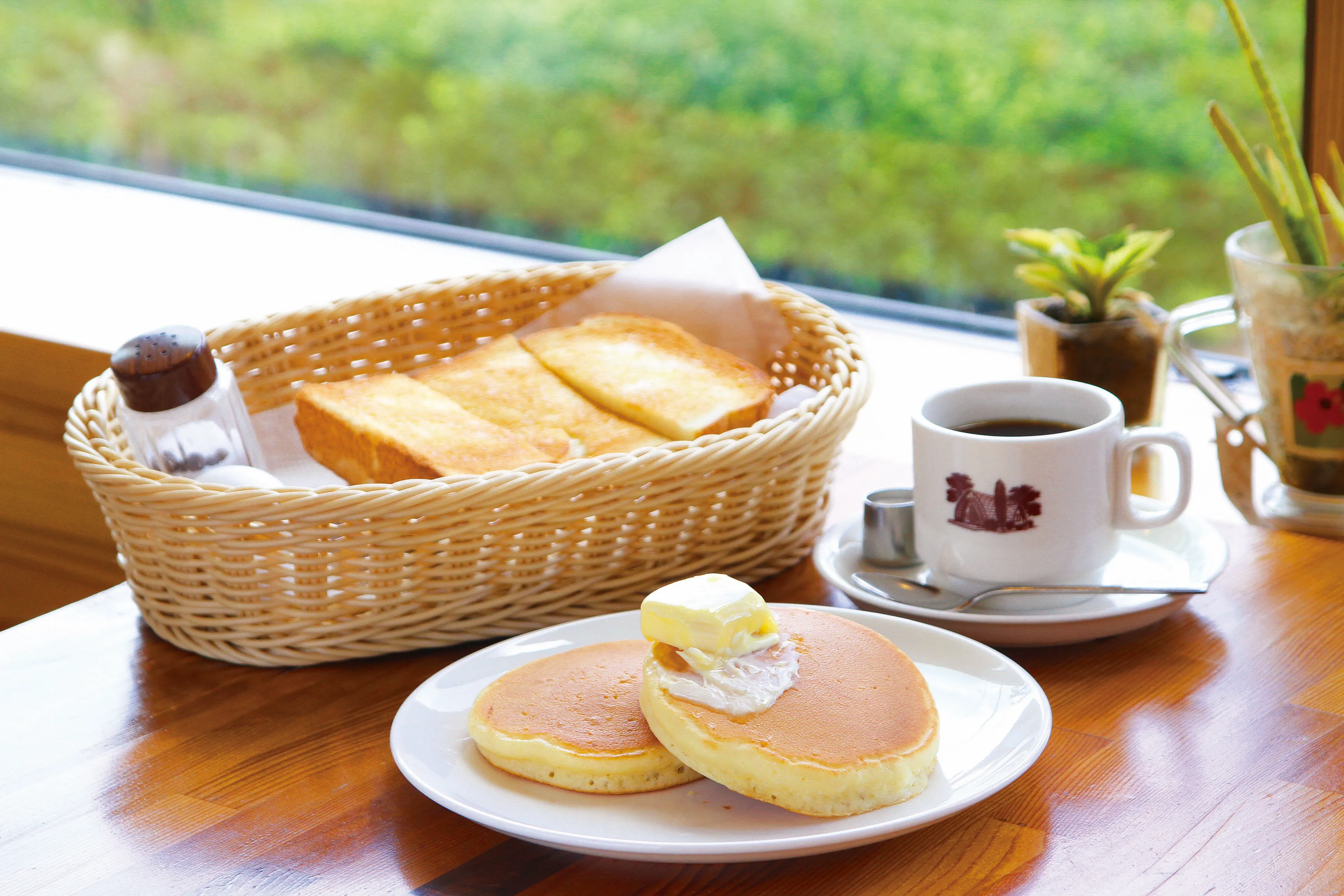 コーヒーパンホットケーキ